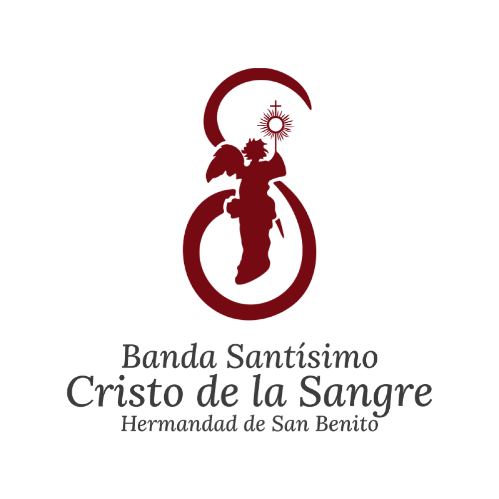 Logotipo de la Banda del Santísimo Cristo de la Sangre de la Hermandad de San Benito (Sevilla)